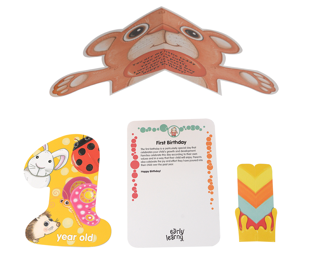 12 th Month Educational Set - It's My Birthday