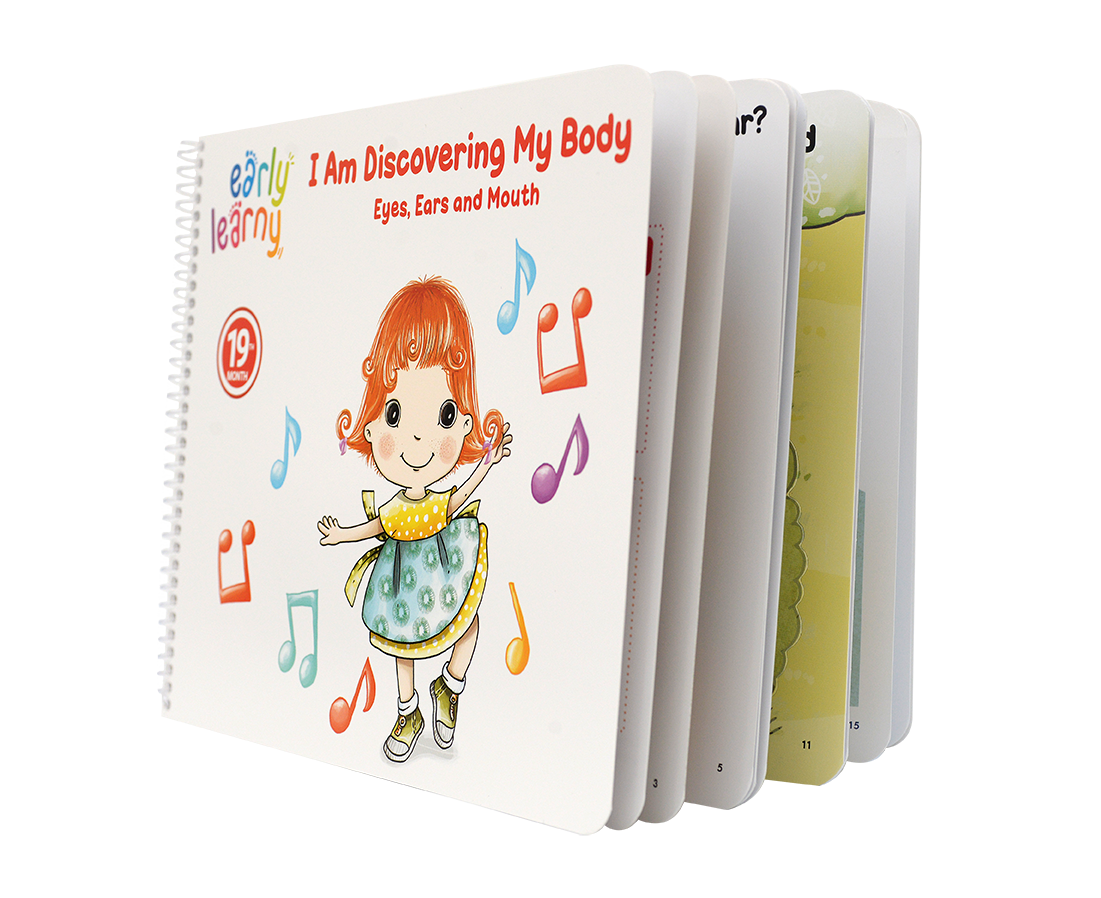 19 th Month Educational Set - I Am Discovering My Body: Eyes, Ears and Mouth