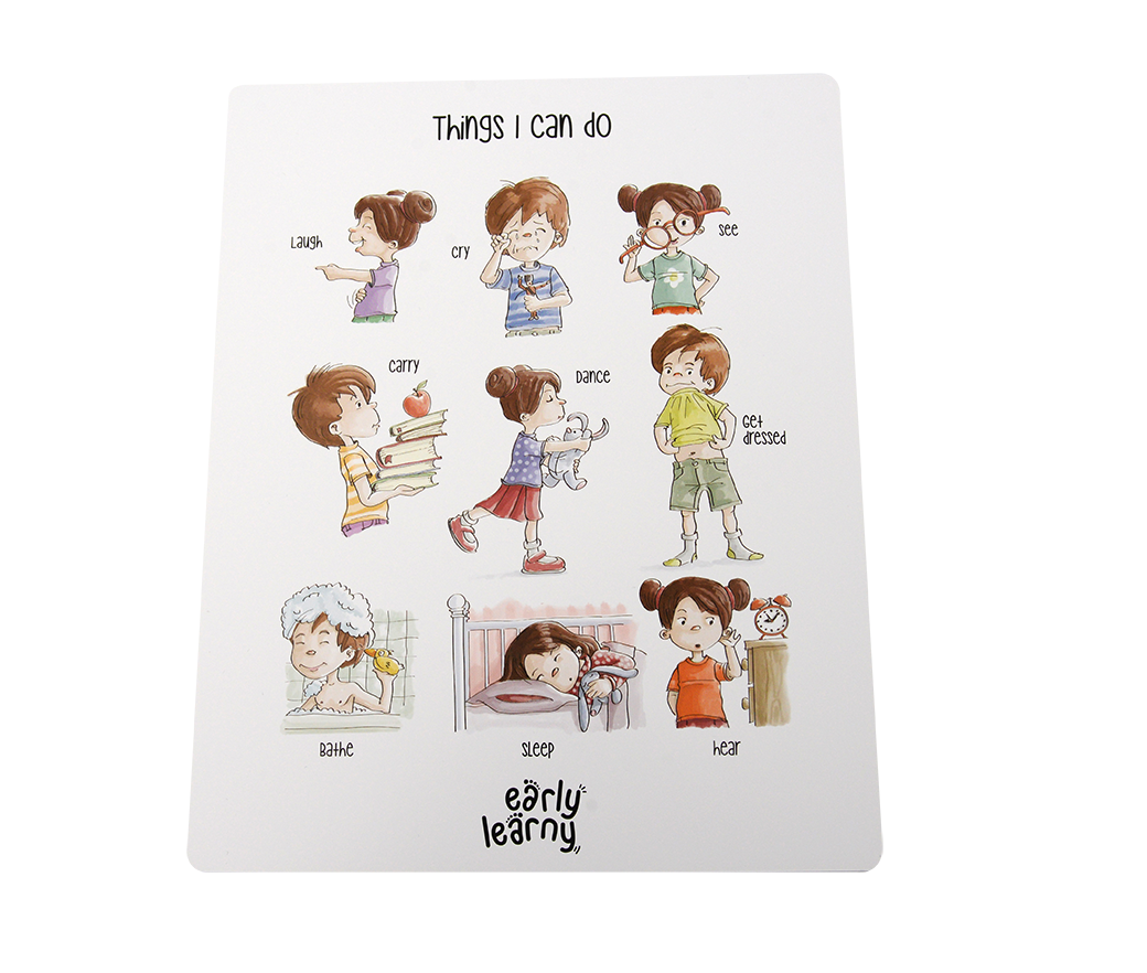 19 th Month Educational Set - I Am Discovering My Body: Eyes, Ears and Mouth
