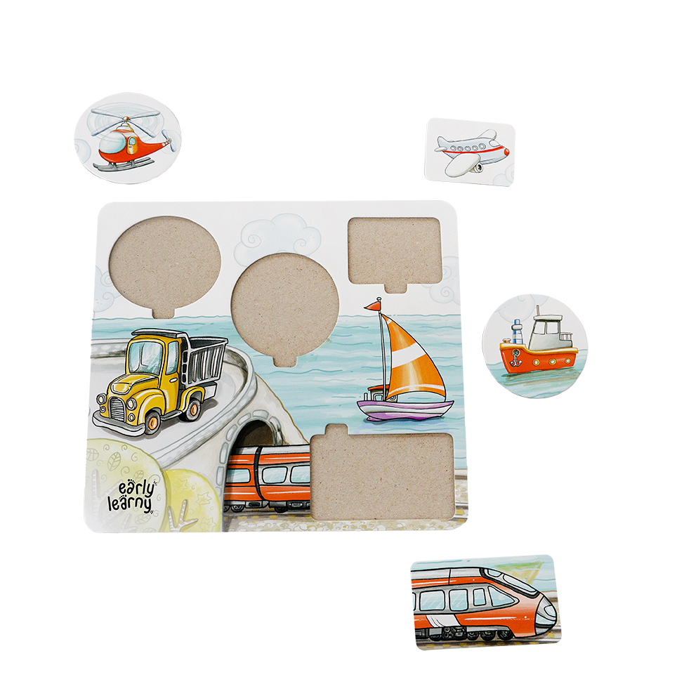 21 st Month Educational Set - Vehicles