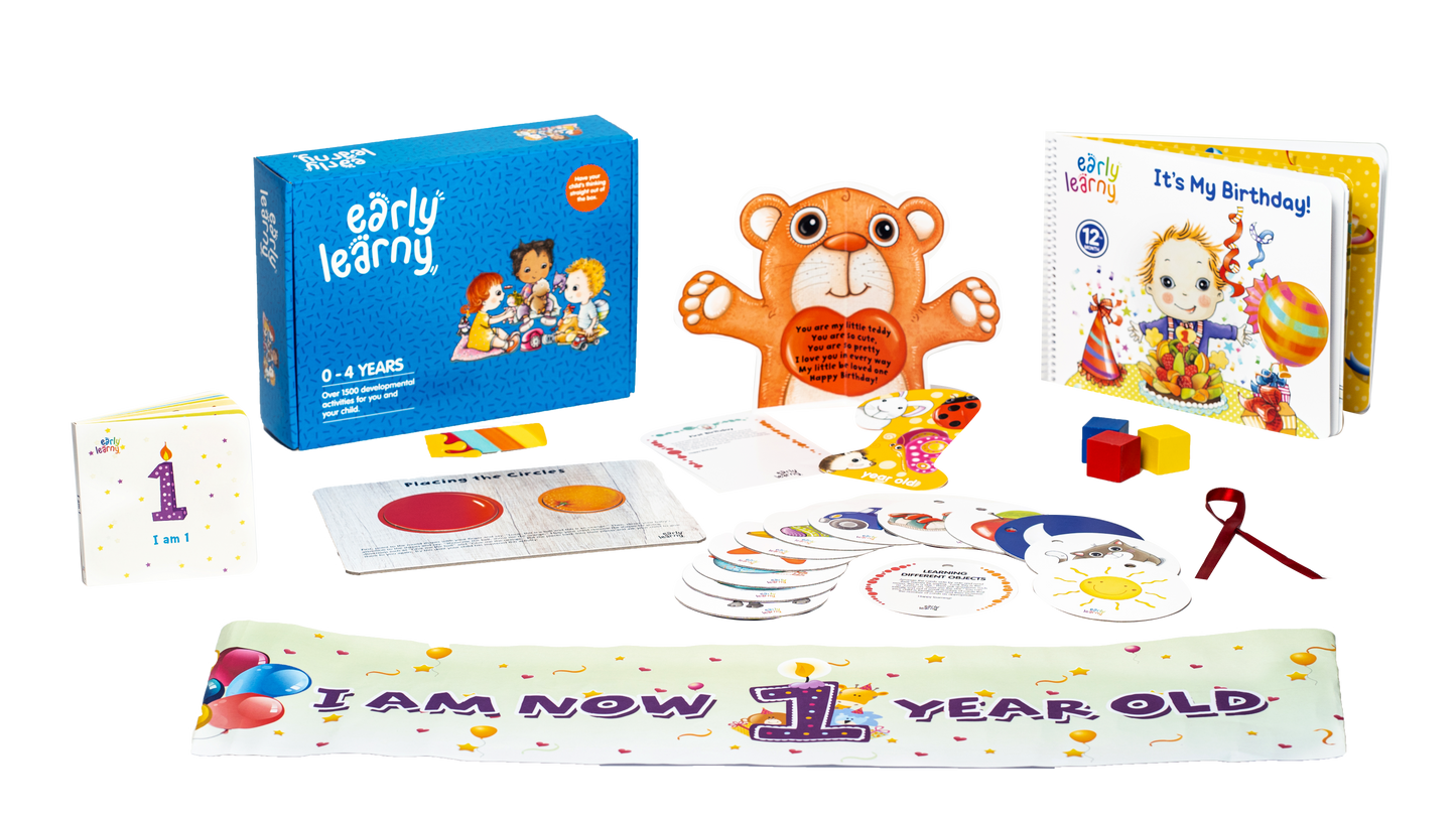 12 th Month Educational Set - It's My Birthday