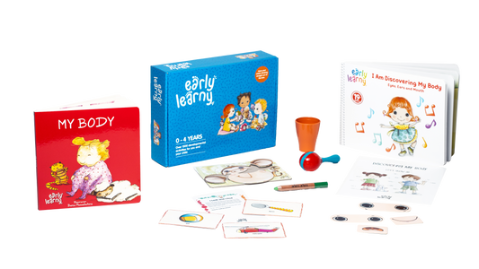 19 th Month Educational Set - I Am Discovering My Body: Eyes, Ears and Mouth