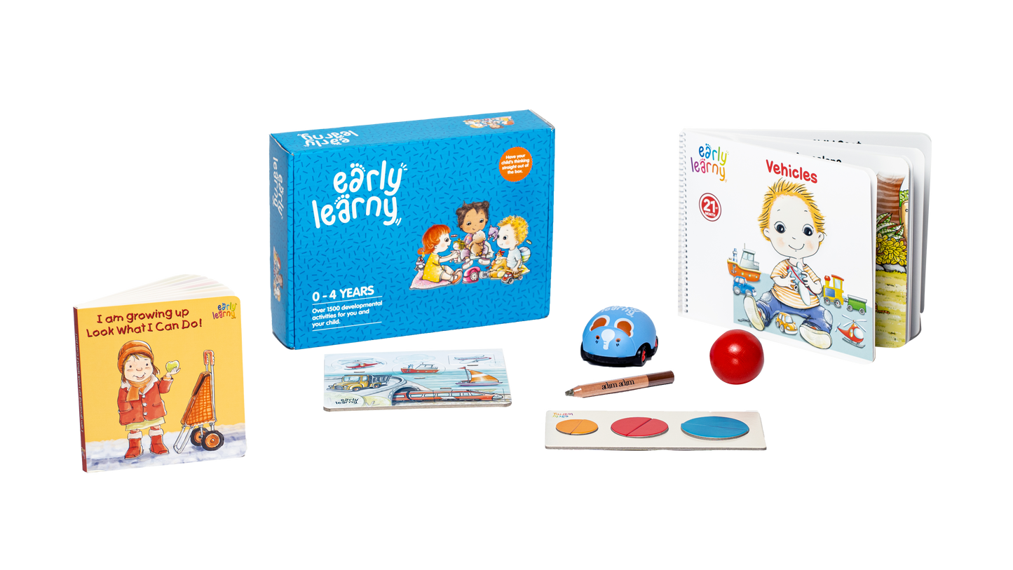 EARLYLEARNY - 21st Month Educational Set - Vehicles