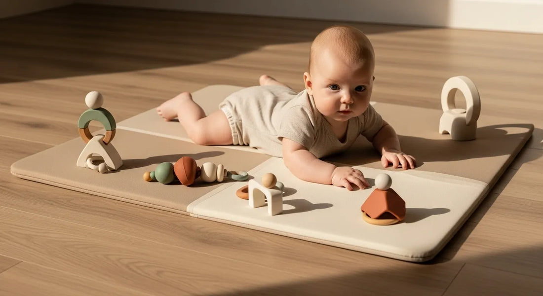 Bebekler İçin Eğlenceli ve Geliştirici Tummy Time Oyun Fikirleri