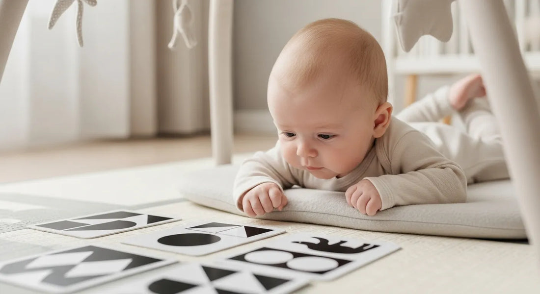 Bebeklerde Görsel Gelişim Nasıl Desteklenir? Siyah Beyaz Kartlar İşe Yarar mı?
