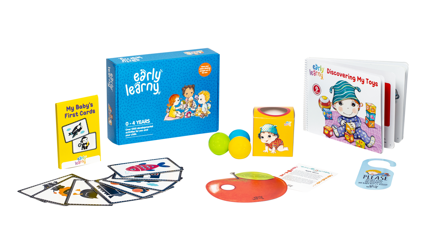 EARLYLEARNY - 9th Month Educational Set - Discovering My Toys