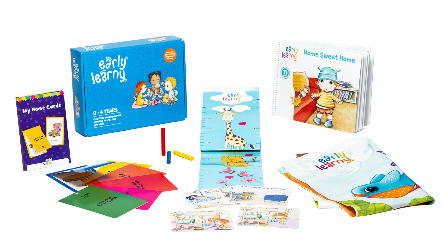 EARLYLEARNY - 11th Month Educational Set - Home Sweet Home