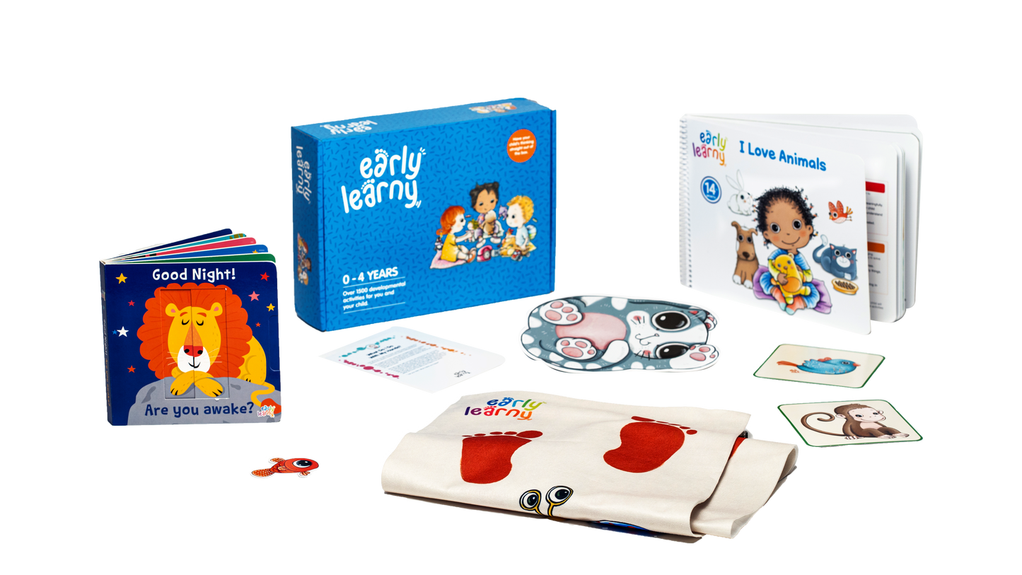 EARLYLEARNY - 14th Month Educational Set - I Love Animals