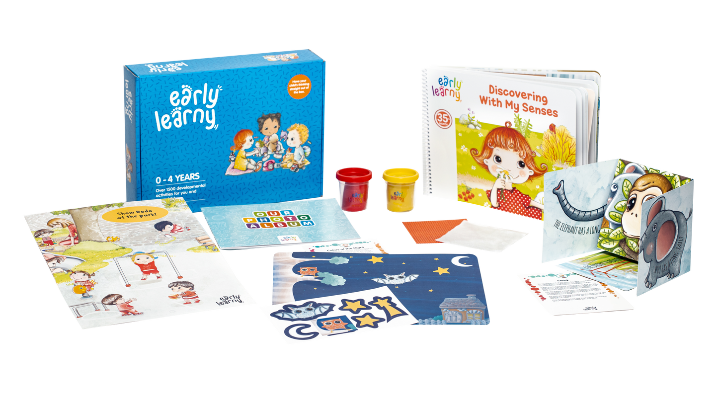 EARLYLEARNY - 35th Month Educational Set - Discovering With My Senses